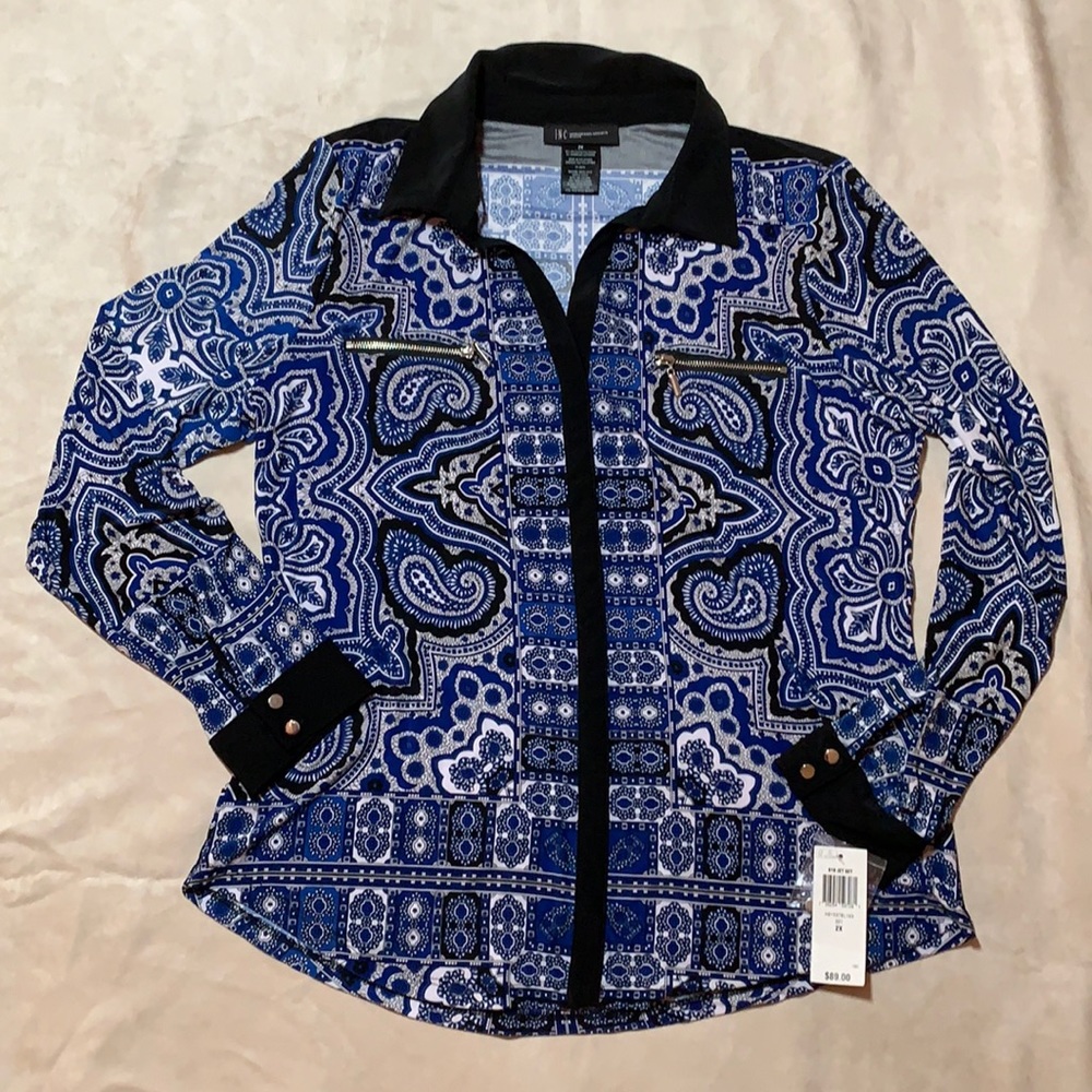NWT.  I.N.C. International Concepts brand tunic.  Size 2X